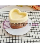 Силиконова форма сърце за торни и свещи